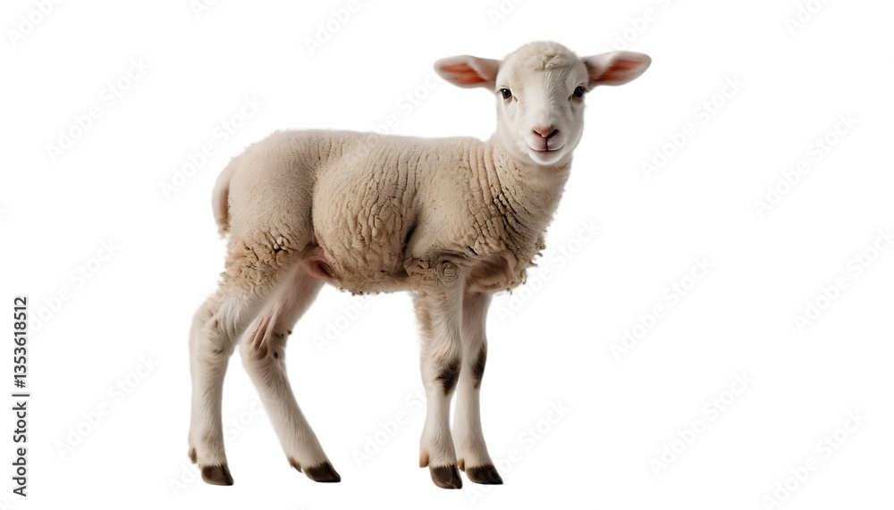 sheep isolated on white background sheep isolated on white background