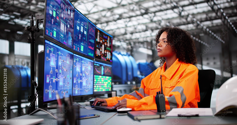 Power Plant Worker Using Scada System