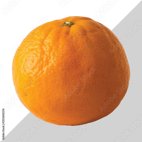 Orange isolated on white background