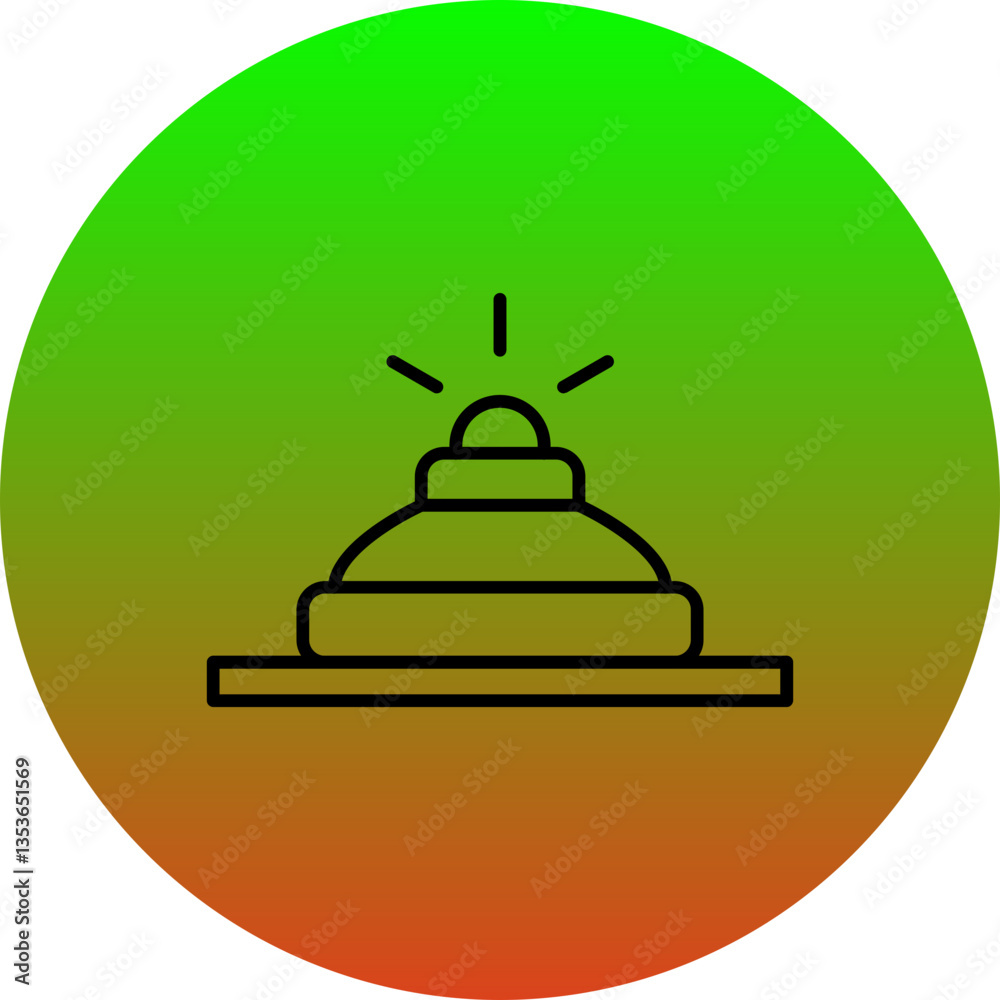 Fototapeta premium Mine Icon