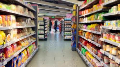 Wallpaper Mural choosing products in the supermarket Torontodigital.ca