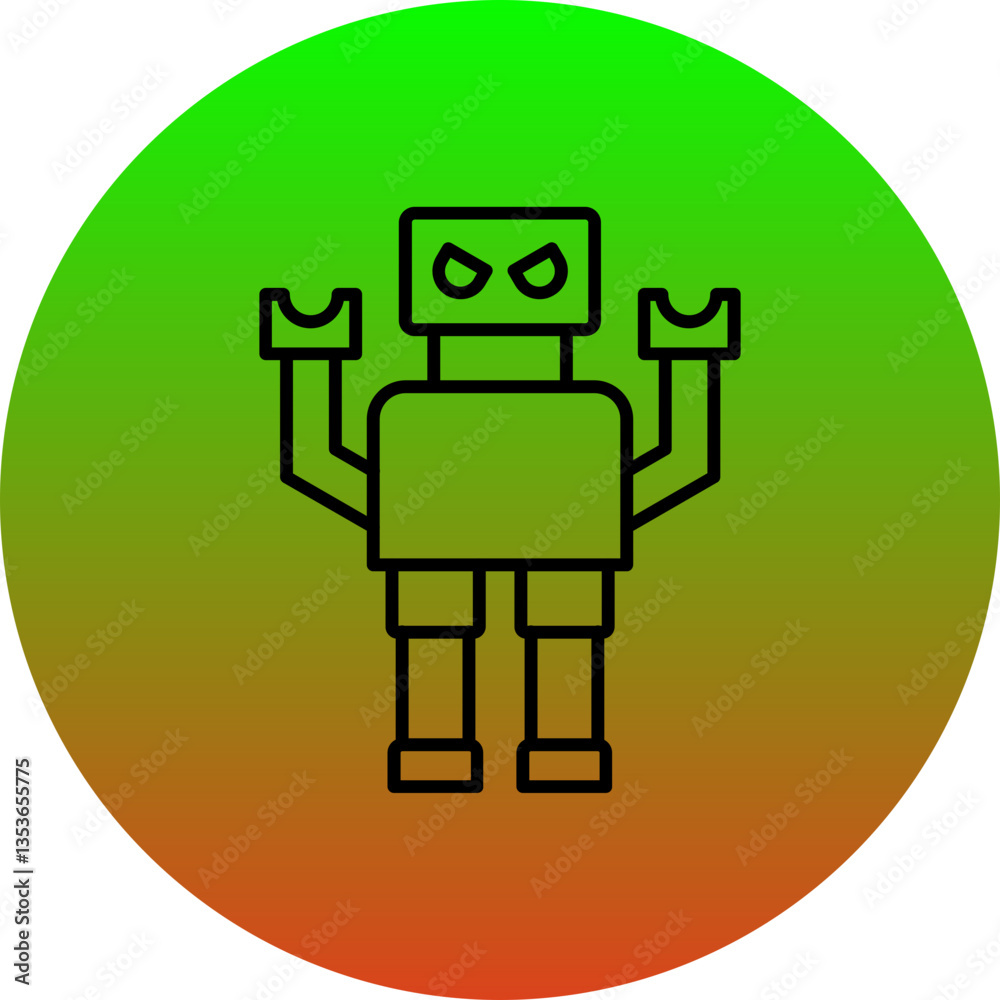 Obraz premium Robot Icon