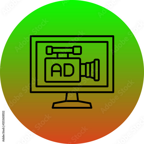 Desktop computer Icon
