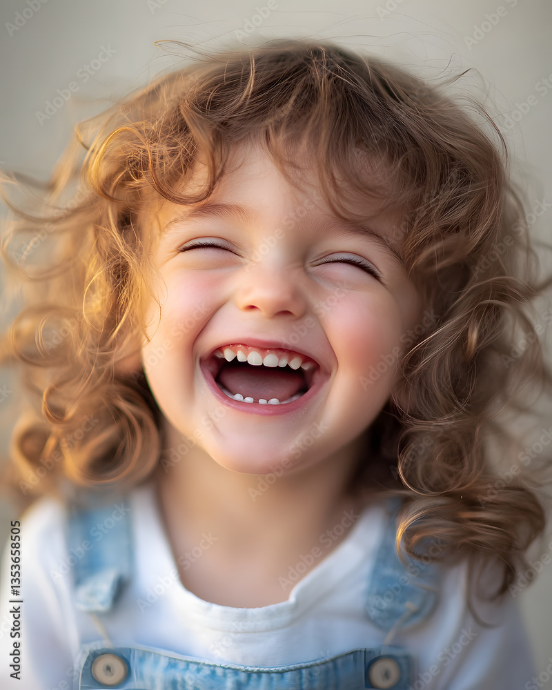 A radiant young child beams with joy, capturing the essence of laughter and innocence. A radiant young child beams with joy, capturing the essence of laughter and innocence.