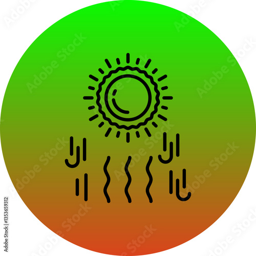 Hot wind Icon