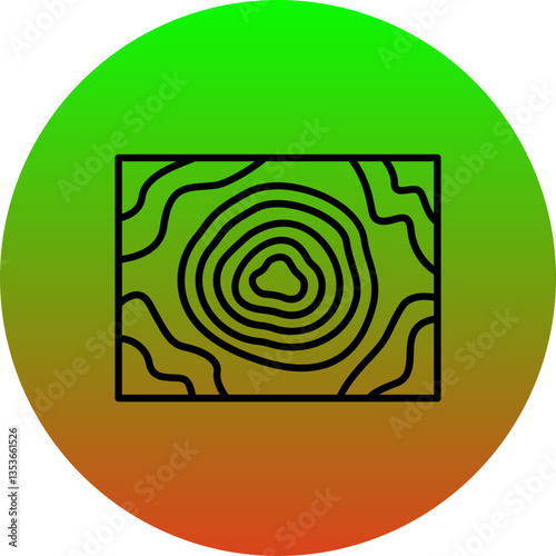 Topographic Icon