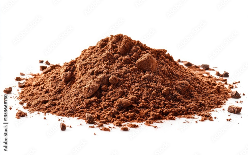 Pile of cocoa powder Pile of cocoa powder
