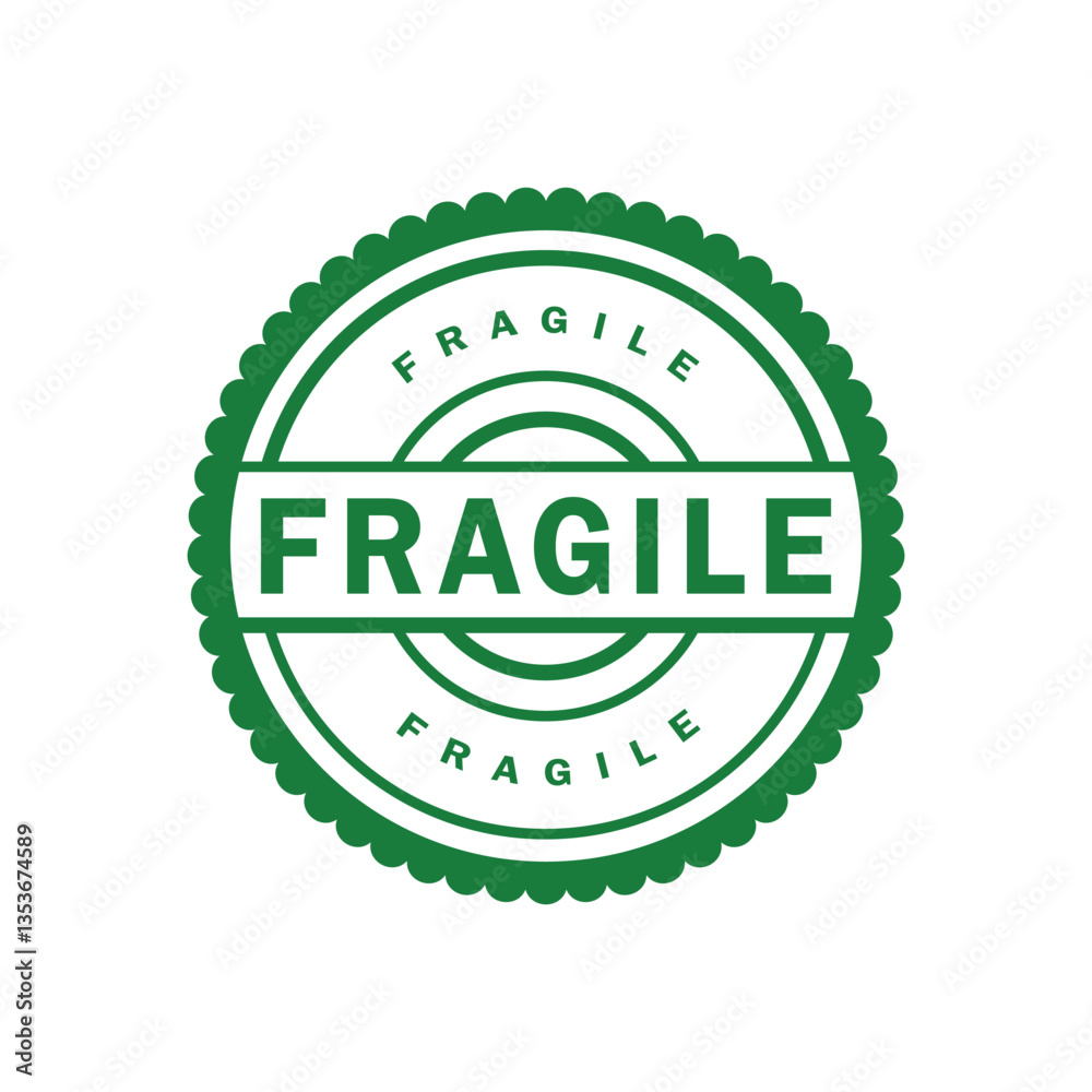 green fragile rubber stamp, icon, flat, design, vector, illustrations, education, style, trendy, collections green fragile rubber stamp, icon, flat, design, vector, illustrations, education, style, trendy, collections