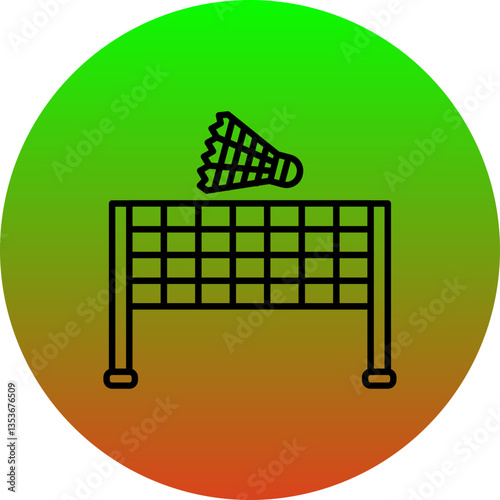 Badminton game Icon