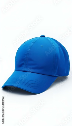 blue baseball cap