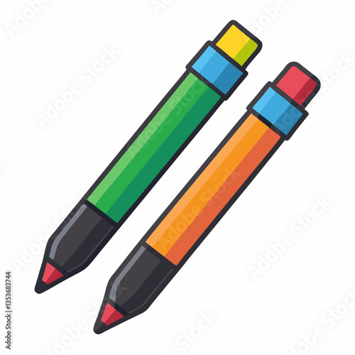 dual tip brush markers for artistic notes 
