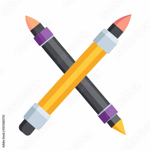dual tip brush markers for artistic notes 