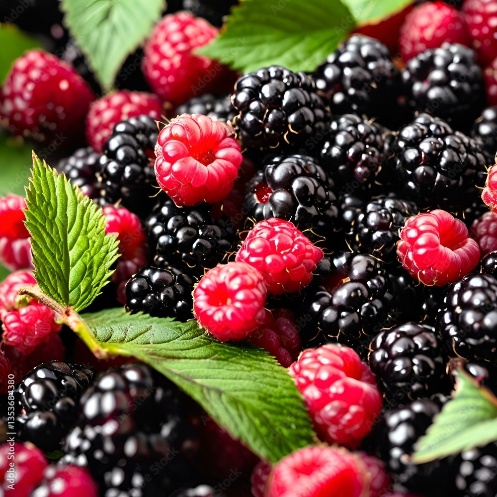 raspberry and blackberry background raspberry and blackberry background