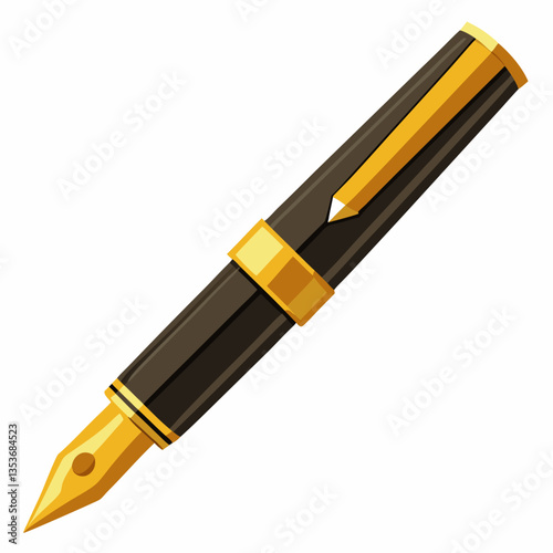 refillable fountain pen with elegant design 