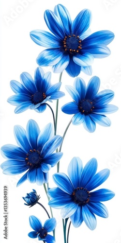 Vibrant Blue Floral Arrangement