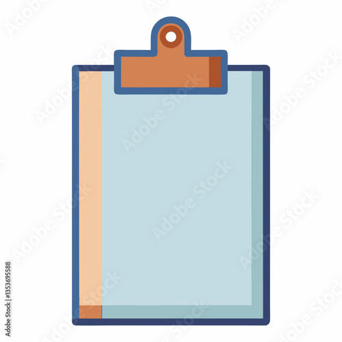 foldable clipboard with a strong metal clip