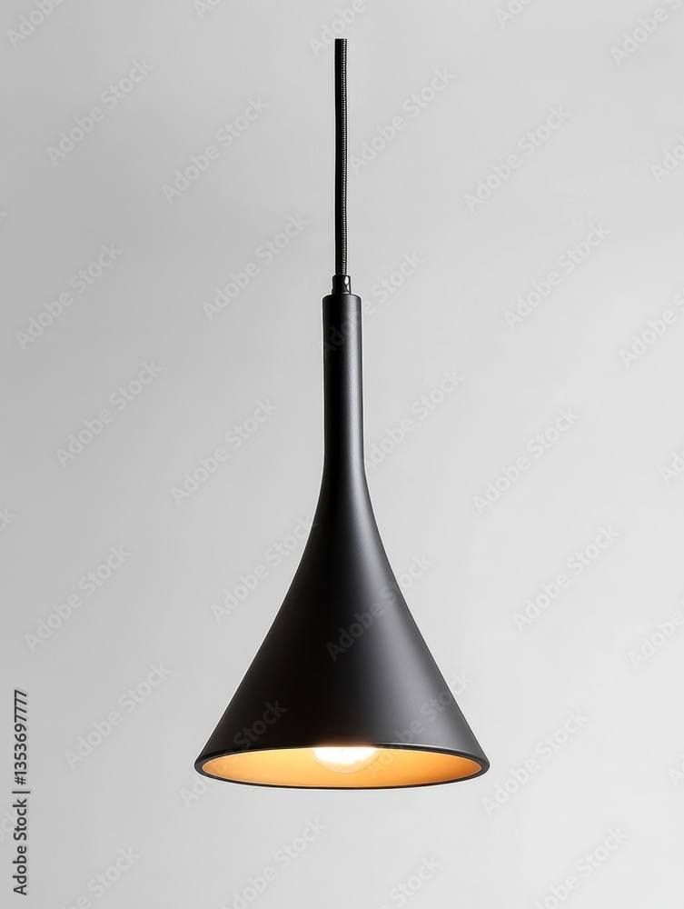 Fototapeta premium Modern Black Pendant Light