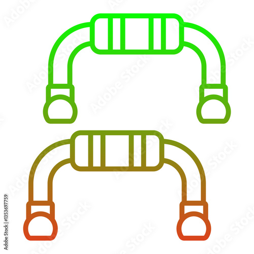 Pushup bars Icon