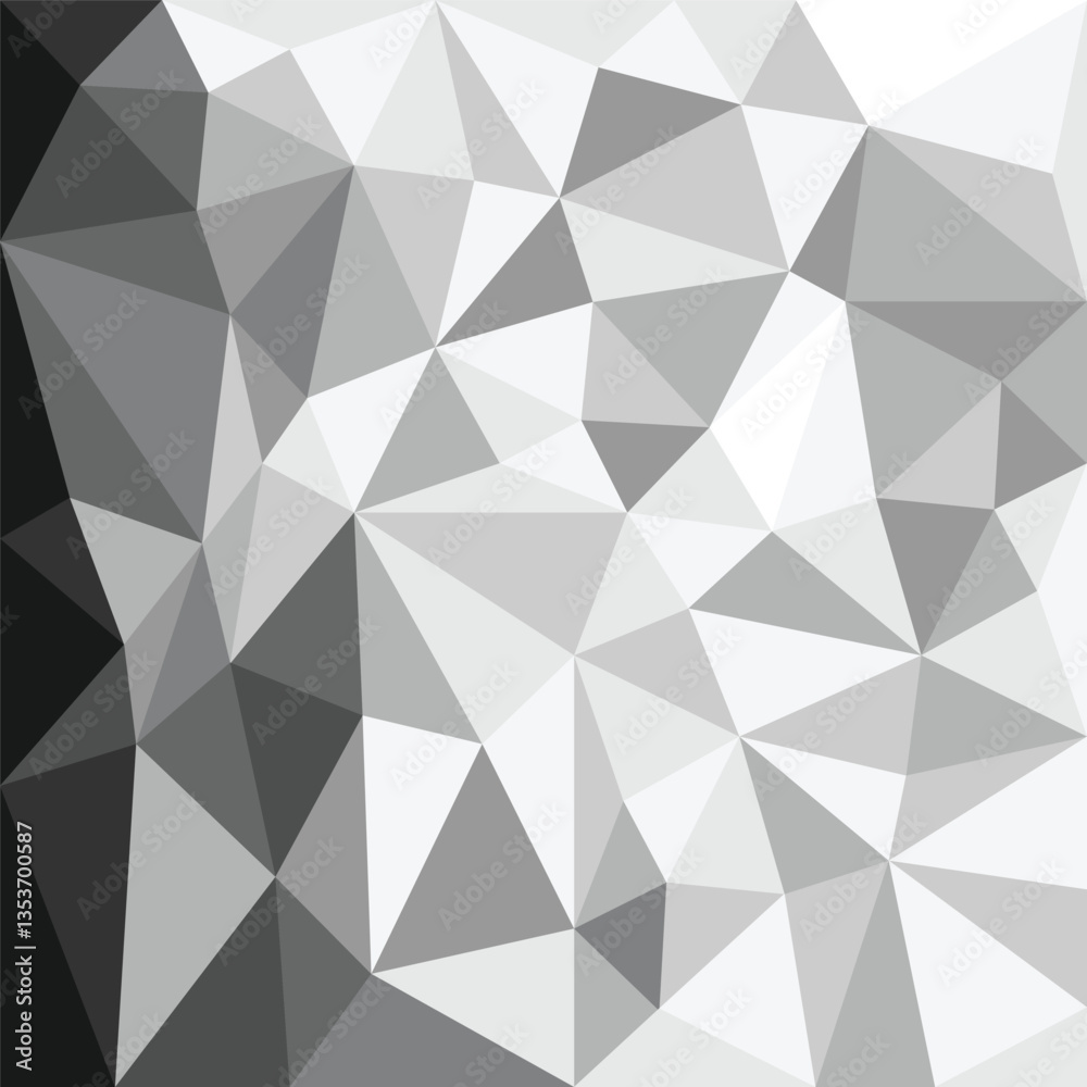 Abstract vector gray background of geometric shapes and triangles. Abstract vector gray background of geometric shapes and triangles.