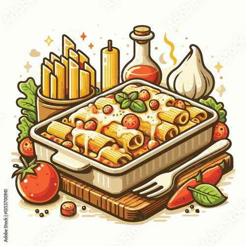 italian, food, sauce, cheese, pasta, dish, ziti, cuisine, tomato, plate, baked, meal, casserole, lunch, homemade, mozzarella, restaurant, basil, dinner, marinara, kitchen, parmesan, cooked, culture, t