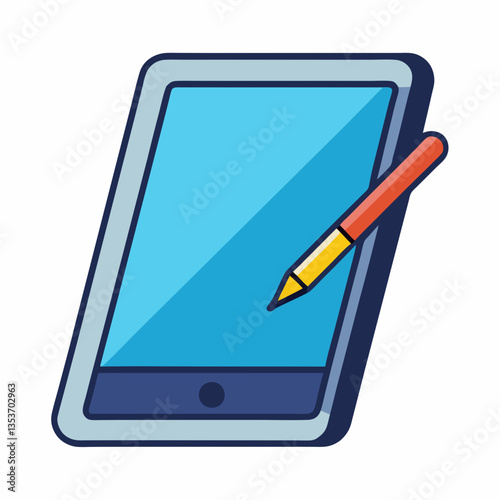 digital tablet with stylus for note taking