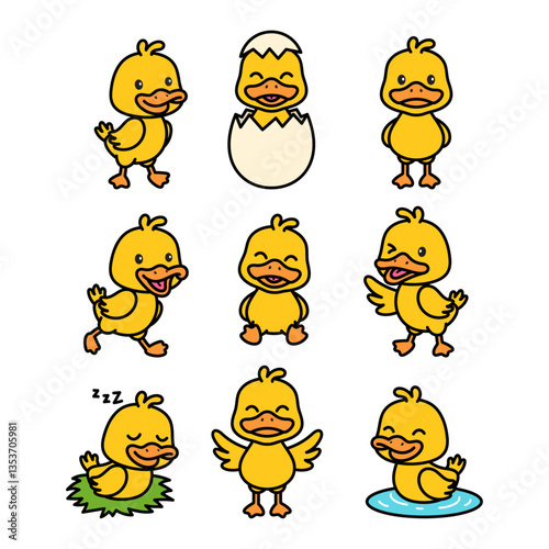 Baby Duck Cartoon