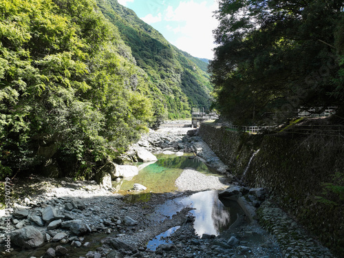 愛媛県西条市　止呂峡の風景