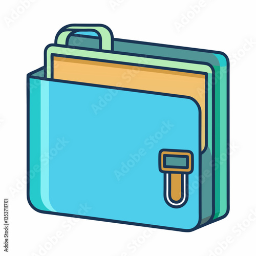 sturdy document folder with secure clasps