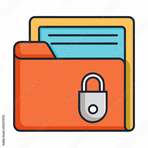 sturdy document folder with secure clasps
