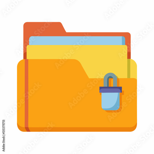 sturdy document folder with secure clasps