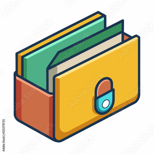 sturdy document folder with secure clasps