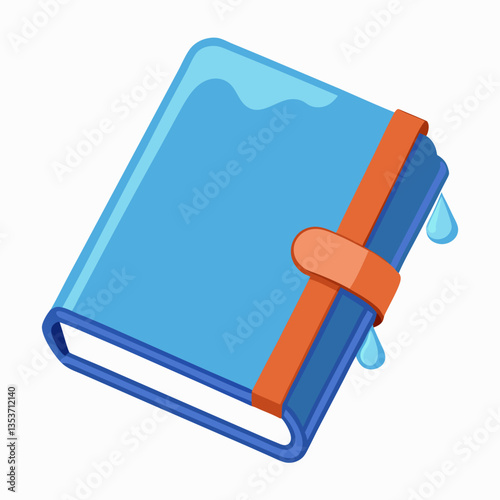 waterproof book cover with elastic straps 