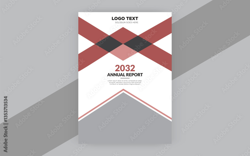 Fototapeta premium Modern Corporate Flyer Design Template