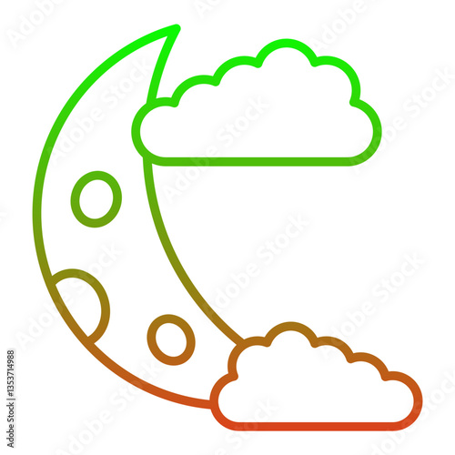 Half moon Icon