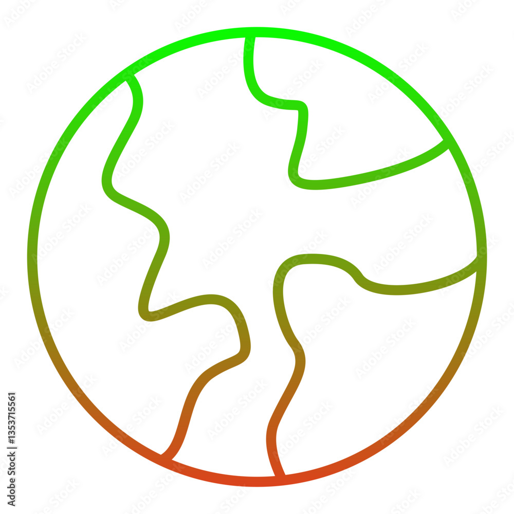 Obraz premium World Icon