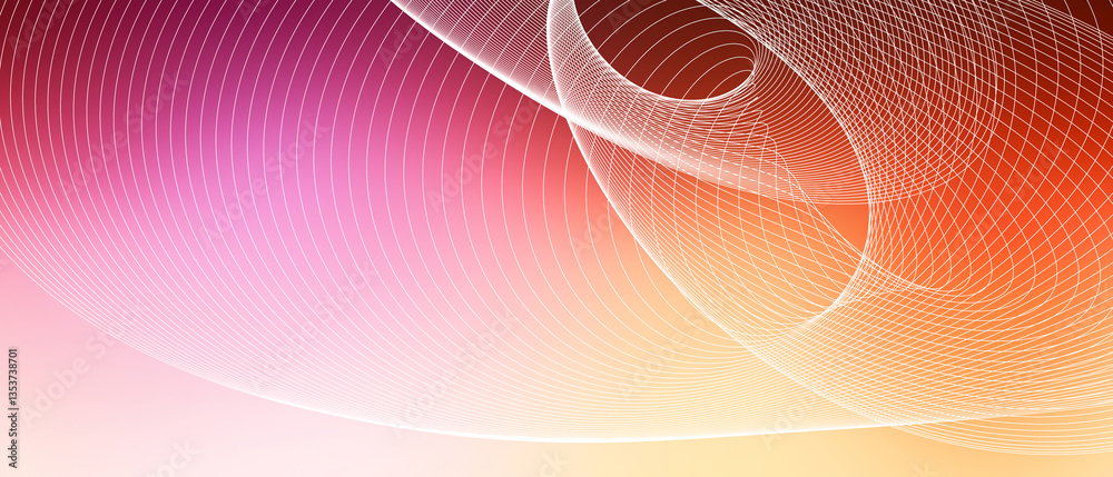 Dynamic Abstract Design With Swirling Lines and Gradients Dynamic Abstract Design With Swirling Lines and Gradients