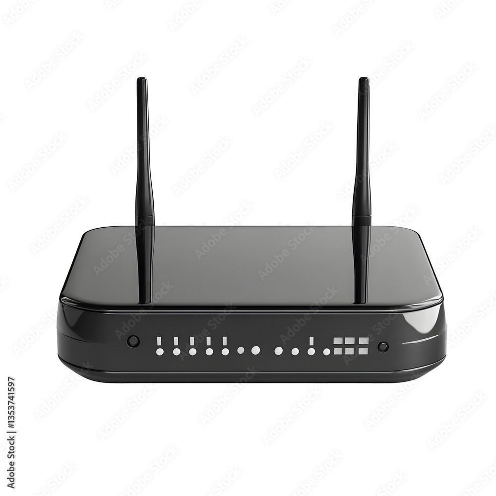 Router wireless modem isolated on white background Router wireless modem isolated on white background