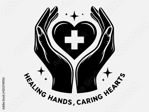 National Nurses Day Silhouette Vector Illustration