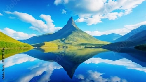The Mirror Peak: Nature’s Perfect Reflection.