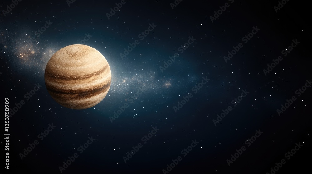 Jupiter in deep space. Jupiter in deep space.