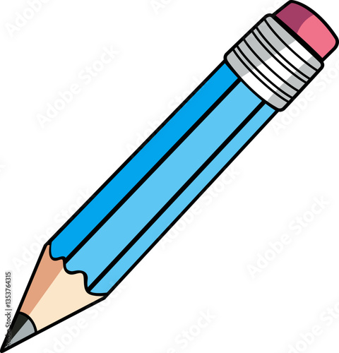 led pencil with eraser 