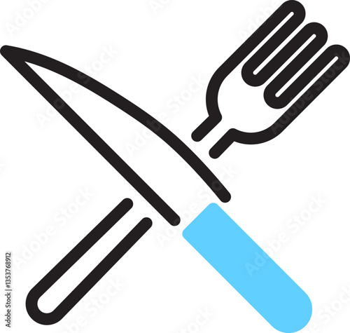 Breakfast line icon