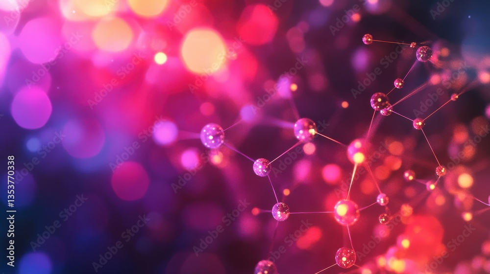 Colorful Abstract Background with Glowing Spheres and Bright Bokeh Lights Creating a Vibrant and Modern Digital Aesthetic for Design and Art Projects Colorful Abstract Background with Glowing Spheres and Bright Bokeh Lights Creating a Vibrant and Modern Digital Aesthetic for Design and Art Projects