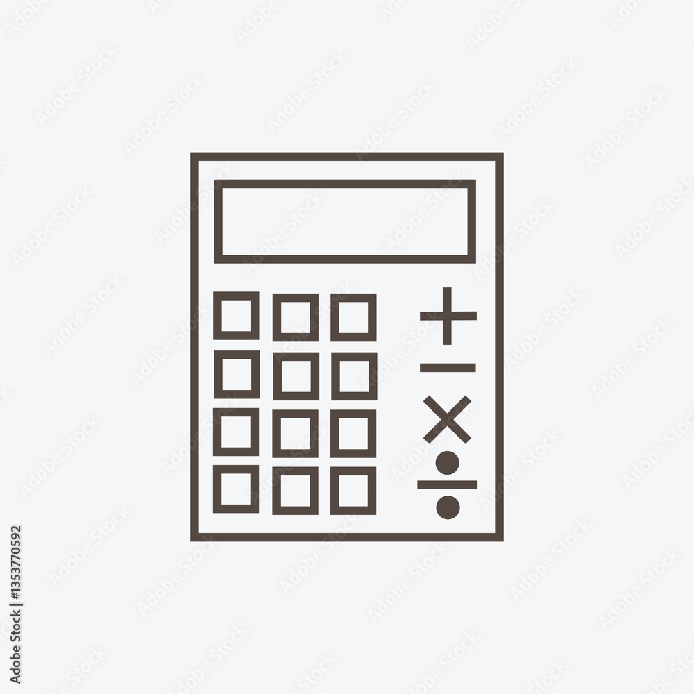 Calculator icon design Calculator icon design