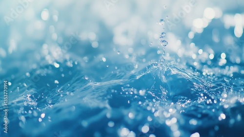 Wallpaper Mural Water Droplet Splash Closeup Torontodigital.ca