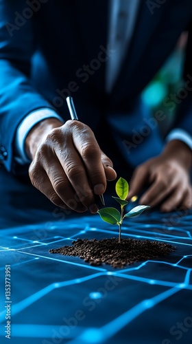 Business Growth Digital Planting.