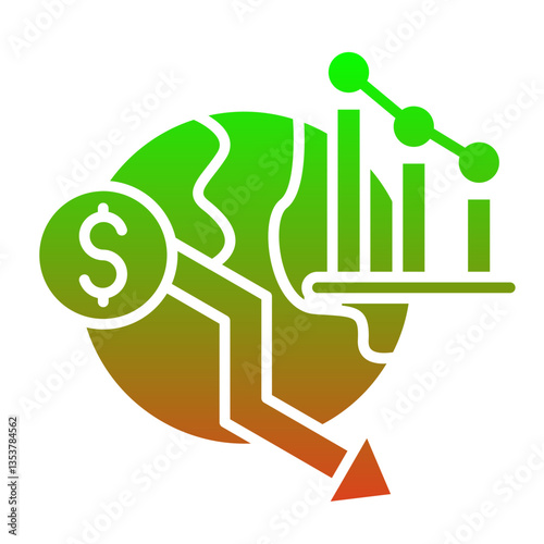 Economic crisis Icon