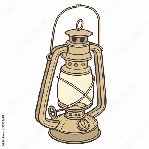 old oil lamp
