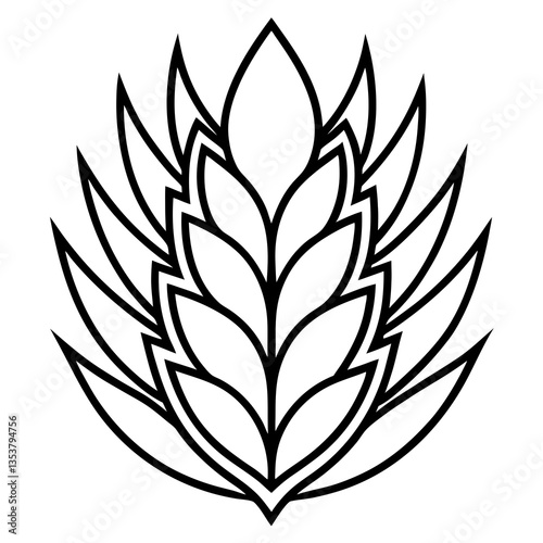 Wallpaper Mural golden laurel wreath Torontodigital.ca