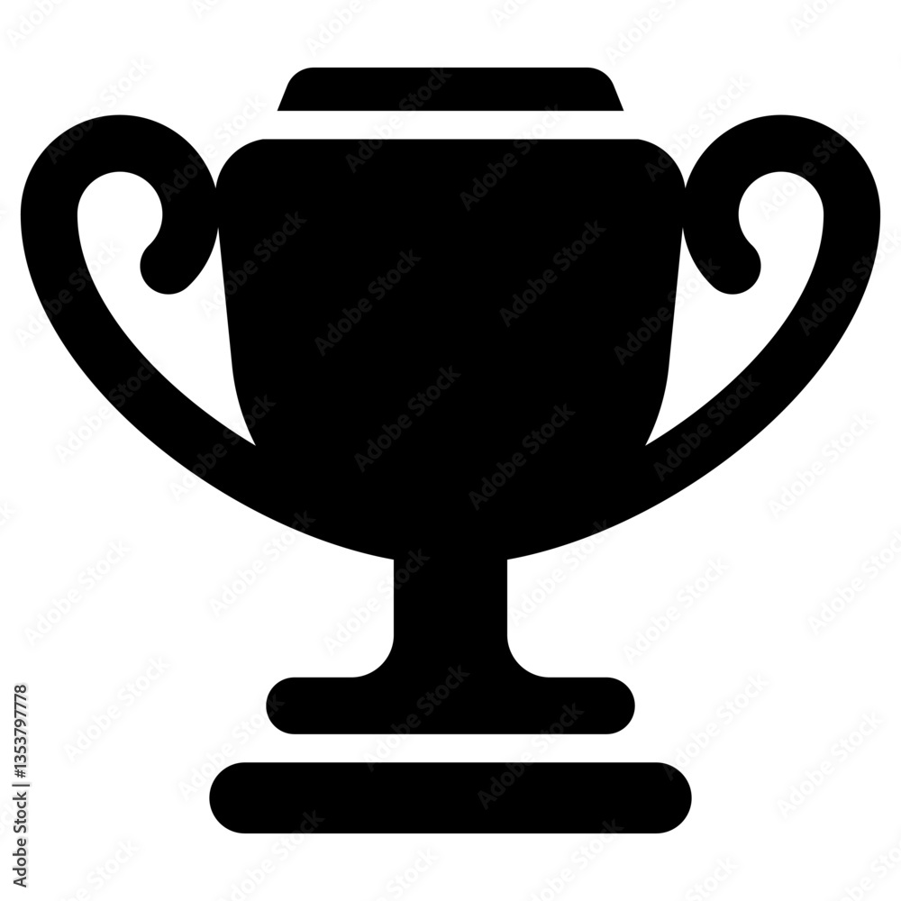 Obraz premium Trophy icon. Winner cup icon